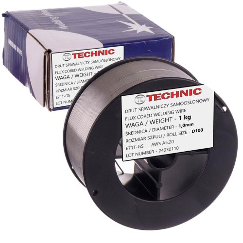 Porbeles Hegesztőhuzal 1,0 mm, 1 kg (E71T-GS) - Önvédő, Gáz Nélküli