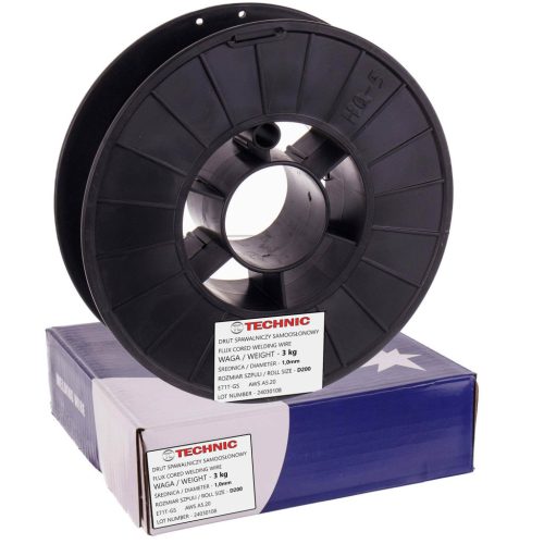Önálló Árnyékolású Hegesztő Huzal Gázfolyamat Nélküli Hegesztéshez 1 mm, 3 kg - Fluxus E71T-GS Mig Mag D100