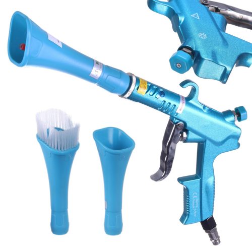 Pistolet LT-P25-CN Két Fúvókás és Kefés Professzionális Kárpittisztító Készlet 5-8 Bar Üzemi Nyomással, 10-50°C Üzemi Hőmérséklettel