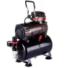 Airbrush kompresszor 3 literes tartállyal, reduktor szűrővel - olajmentes kompresszor 23l/perc teljesítménnyel (csomagolás nélküli)