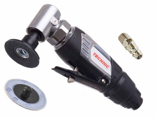 50 mm-es AT-7037DM Ergo Pneumatikus Csiszológép Gumitárcsa, 15.000 fordulat/perc, 6 bar üzemi nyomás