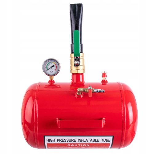 20L Gumiabroncs Felfújó Nyomástartály Nyomásmérővel és Biztonsági Szeleppel