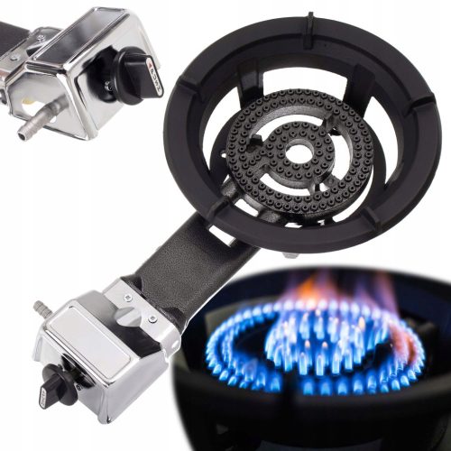 PIEZO TŰZ Túrabakancs Gázégő Öntöttvas Tűzhely 8.5 kW