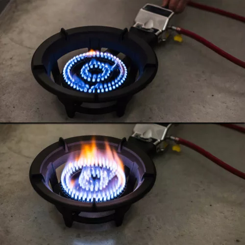 Nagy Teljesítményű Öntöttvas Gázzsámoly Piezo Gyújtással, 8,5 kW