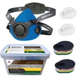 Secura 3000 ADR Félmaszk P3 R Szűrővel