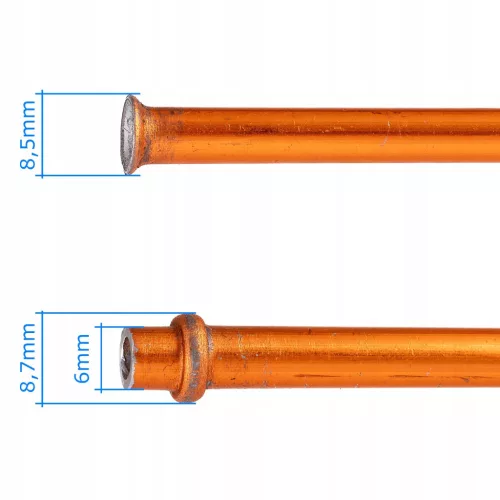 Rugalmas Kompresszor Csatlakozó Cső, 30 cm, DN6 M10x1,0