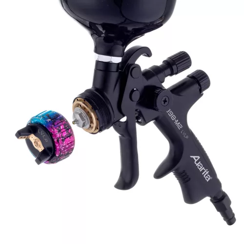 AUARITA BLACK 898-M2 LVLP Festékpisztoly, 1.3mm Teflon Bevonattal