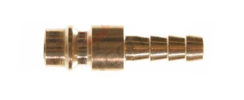 Pneumatikus Apa Gyorscsatlakozó 6 mm-es Levegő Tömlőkhöz - Sárgaréz, Modell: U108-2S, Teljes Hossz: 40 mm