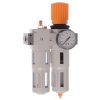 Komplett Levegő Előkészítő Blokk - Szűrő, Vízleválasztó, Olajozó 1/2" Technic yYQFC4010-04, 40 Mikron