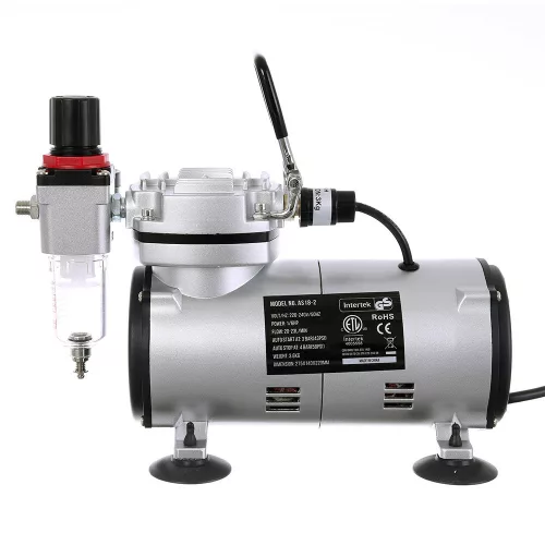 Technic AS18-2 Airbrush Kompresszor Szűrővel és Nyomásszabályzóval
