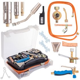   CFH TF2000 16 részes propán/bután forrasztó készlet kofferben