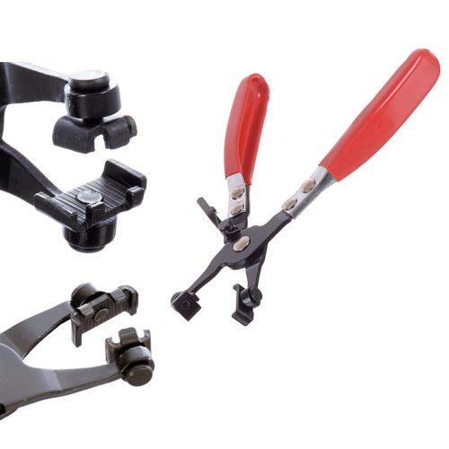Egyenes fogó szalagbilincsekhez - TC Technic LT-A1255, 40 mm-ig, 210 mm hossz, 0,3 kg