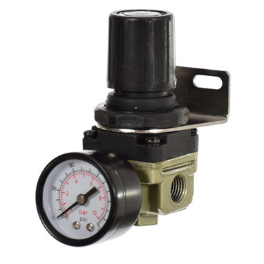 AR2000-02 1/4" Légcsökkentő Nyomásmérővel a Kompresszorhoz