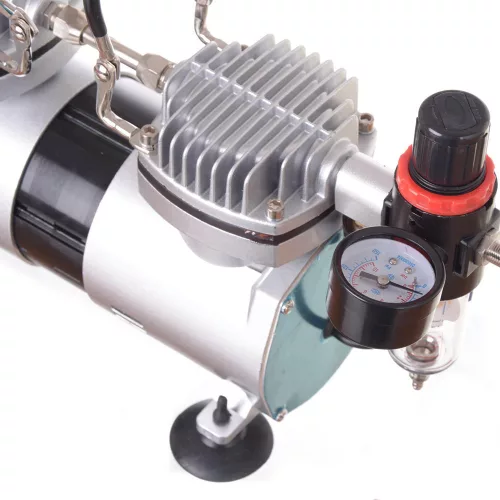 AS-19-2 Profi Kétdugattyús Airbrush Kompresszor