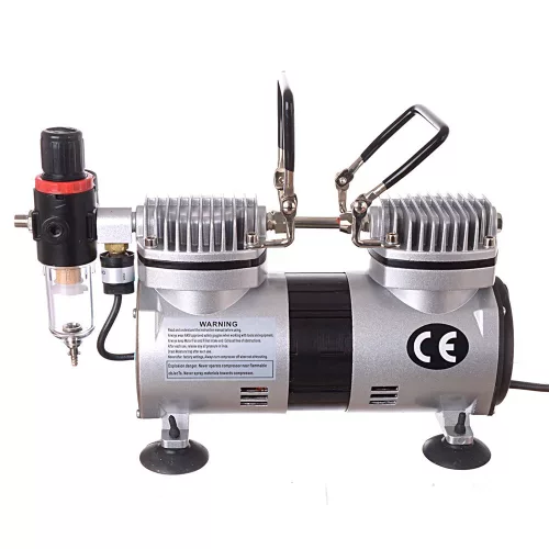 AS-19-2 Profi Kétdugattyús Airbrush Kompresszor