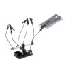 Airbrush Állvány Bilincsekkel BD-400 - 6 Fogantyús Karkészlet, Fém Alap, Műanyag Fogantyúk