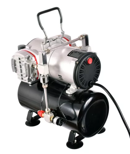 TC Technic AS28A Profi Airbrush Kompresszor 3L tartállyal