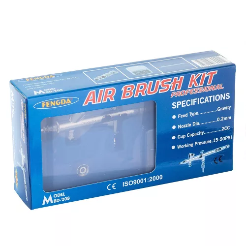 Fengda BD-208 0,3mm Airbrush – Modellezéshez és Testfestéshez