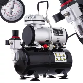 Technic AS186 Airbrush Kompresszor 3L Tartállyal