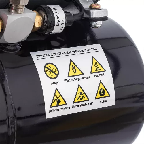 Technic AS186 Airbrush Kompresszor 3L Tartállyal