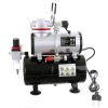 Professzionális Fengda AS-189 Airbrush Kompresszor 3 Literes Tartállyal, Szűrővel és Nyomásmérővel (6 bar)