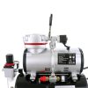 Professzionális Fengda AS-189 Airbrush Kompresszor 3 Literes Tartállyal, Szűrővel és Nyomásmérővel (6 bar)