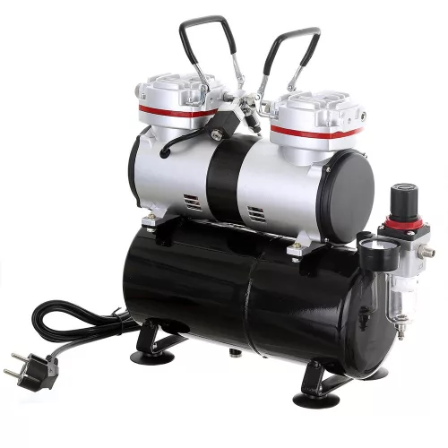 TC Technic AS-196 Kétdugattyús Airbrush Kompresszor