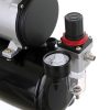 Nagynyomású Kétdugattús Airbrush Kompresszor 40 l/perc - TC Technic AS-196
