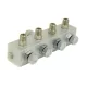 TC Technic BD13-4 Levegő Elosztó Airbrushhoz, 4x 1/8" kimenet, 1/4" bemenet