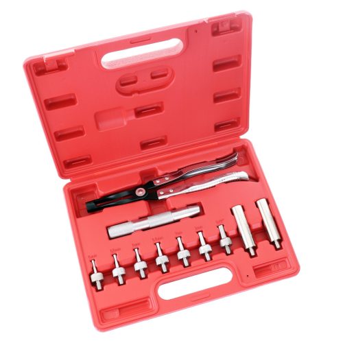 Szelep Szerelő Készlet Műanyag Kofferben Szeleptömítésekhez - TC Technic LS-31, 4 mm Vastag Acél, Teljes Kiegészítő Készlet