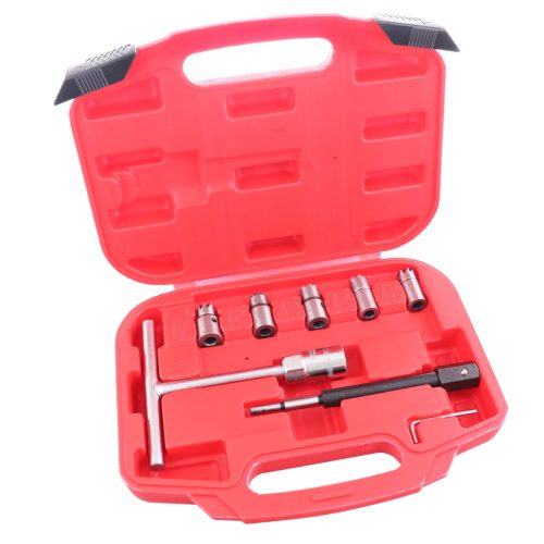 Injektor Ülésregeneráló Készlet TC Technic LT-A1576, Marógomb 19 mm-es méretben, Koffer mérete: 19 x 29 x 6,5 cm