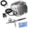 Komplett Airbrush Festőkészlet 0,3 mm-es Fúvókával és Kettős Hatású Technológiával Stúdiók és Testfestő Szalonok Részére - TC Technic AS16K