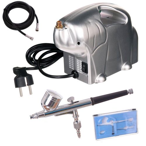 Komplett Airbrush Festőkészlet 0,3 mm-es Fúvókával és Kettős Hatású Technológiával Stúdiók és Testfestő Szalonok Részére - TC Technic AS16K