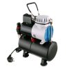 Nagy Teljesítményű Olajmentes Airbrush Kompresszor AF186 Ventilátorral, 0,2-0,8 mm Fúvókához