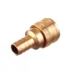 Sárgaréz gyorscsatlakozó 12 mm tömlőhöz, 51 mm