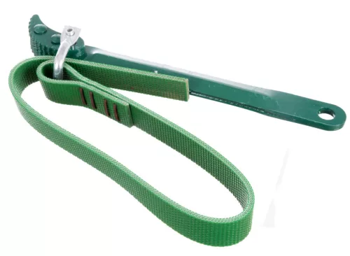 TC Technic Olajszűrő Csavarkulcs, 48 cm Szalaggal, 20 cm Nyéllel