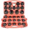 TC Technic SK1710 30 részes olajszűrő dugókulcs készlet