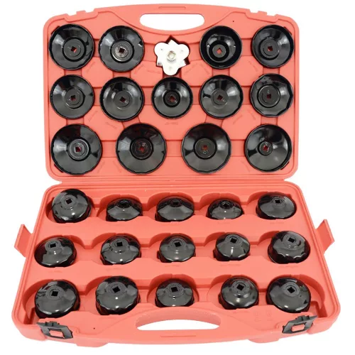 TC Technic SK1710 30 részes olajszűrő dugókulcs készlet