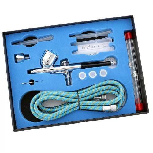 TC Technic BD-130K Airbrush Festékszóró Szett 4 Fúvókával