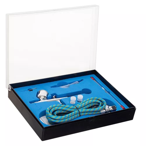 Fengda BD-130K Airbrush Készlet 3 Fúvókával és Tömlővel
