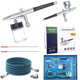   Fengda BD-134K Kétfunkciós Airbrush Szett – 0.2, 0.3, 0.5 mm Fúvókák