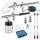 Fengda BD-280K Airbrush Festékszóró Készlet - 0,2 mm, 0,3 mm, 0,35 mm és 0,5 mm fúvókákkal
