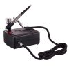 Fengda BD-831 Komplett Airbrush Festő Csomag Kompresszorral Mobil Művészek Részére - 0,2 mm Fúvókával