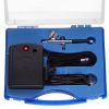 Fengda BD-831 Komplett Airbrush Festő Csomag Kompresszorral Mobil Művészek Részére - 0,2 mm Fúvókával
