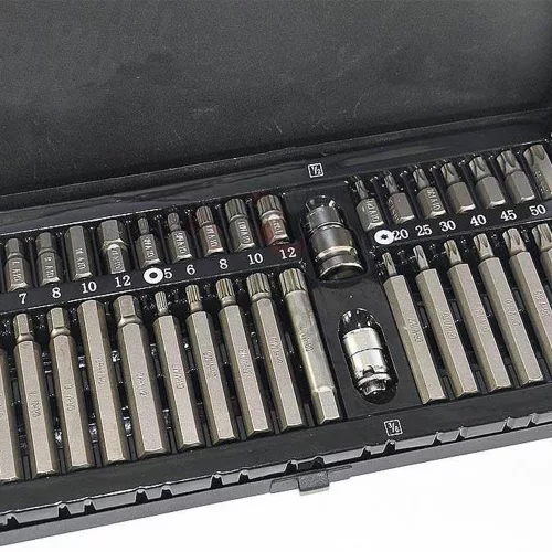 TC Technic BS40 40 részes bitkészlet Torx, Imbusz és Spline fejekkel