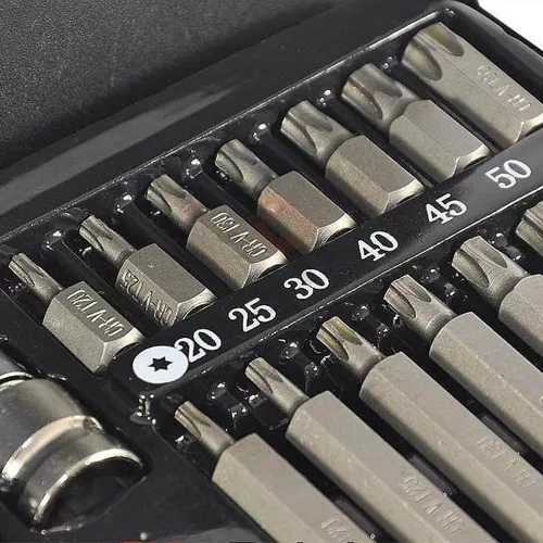 TC Technic BS40 40 részes bitkészlet Torx, Imbusz és Spline fejekkel