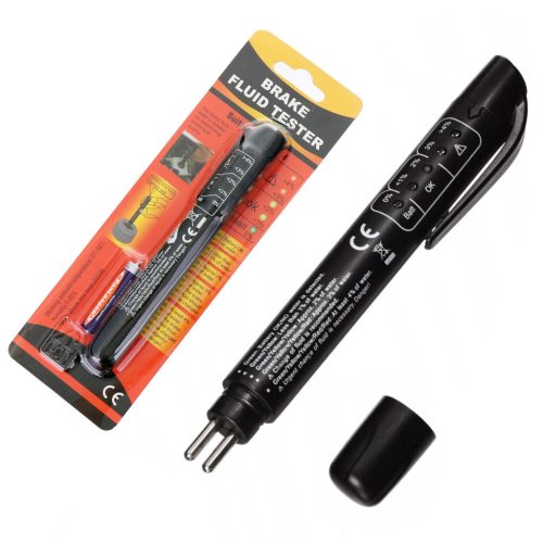 Fékfolyadék-mérő Teszter, 5-LED-es TC Technic BFT01, Gyors és Pontos Vízszint-ellenőrzés