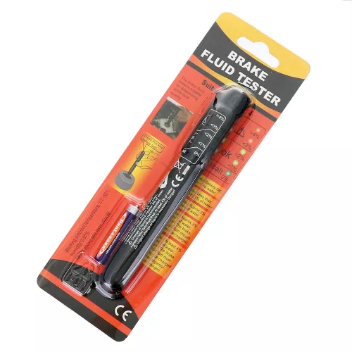 TC Technic BFT01 Fékfolyadék Ellenőrző Toll, 5 LED-es Kijelzővel