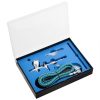 Fengda BD-180k Airbrush Készlet 0,2 mm-es és 0,3 mm-es Fúvókákkal, 1,8 m Tömlővel és 1/8" x 1/4" Reduktorral