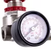 Reduktor nyomásmérővel és gyorscsatlakozóval 0-8 bar